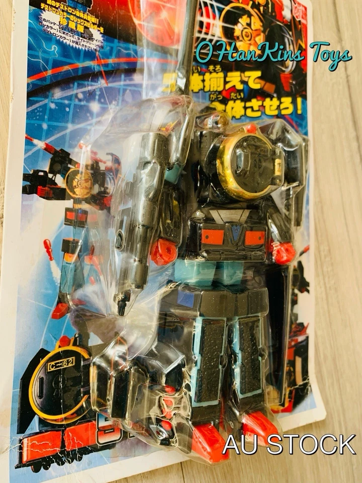 RARE! Steel Divine Transformers Train Rail Robot W/ 3 Weapons 90s NEW AU STOCK ! - Image 3 of 4