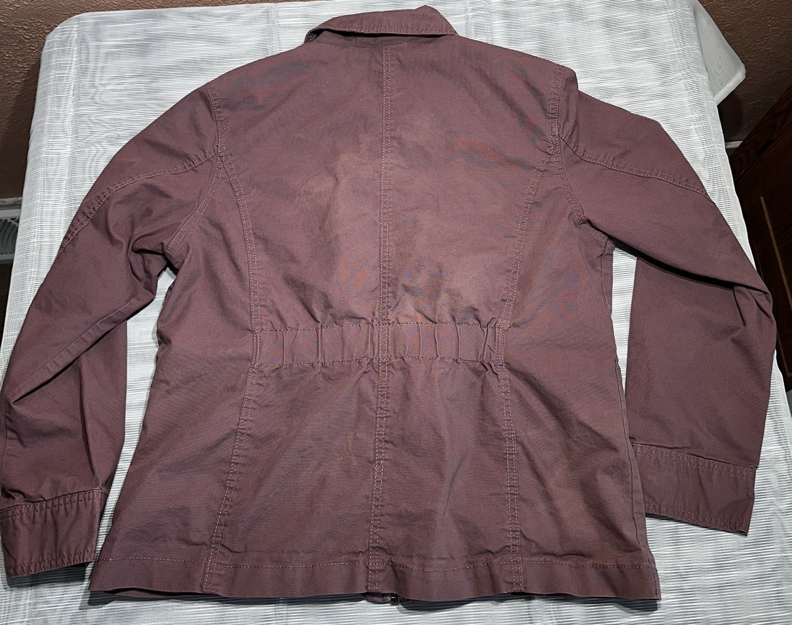Universal Thread Mauve Zip Front Military style J… - image 6