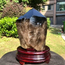 6.29LB Natural Black Crystal Quartz Mineral Specimen Healing Reiki 2512