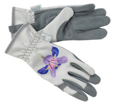 RHS COLLECTION MALVERN Ladies Comfortable Deerskin Leather Gardening Gloves Lila