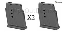 CZ 452/453/455/457 .22LR 5RD Magazine - 2 Pack - Factory OEM Metal