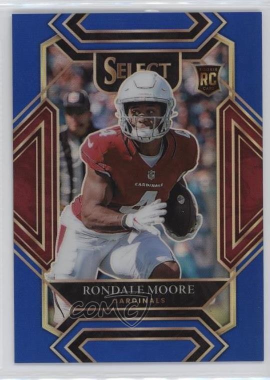 2021 Panini Select Club Level Blue Prizm 6/99 Rondale Moore #258 2l4