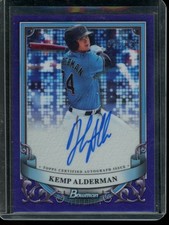 2024 Bowman Sterling Kemp Alderman Purple Auto /120 #PA-KA
