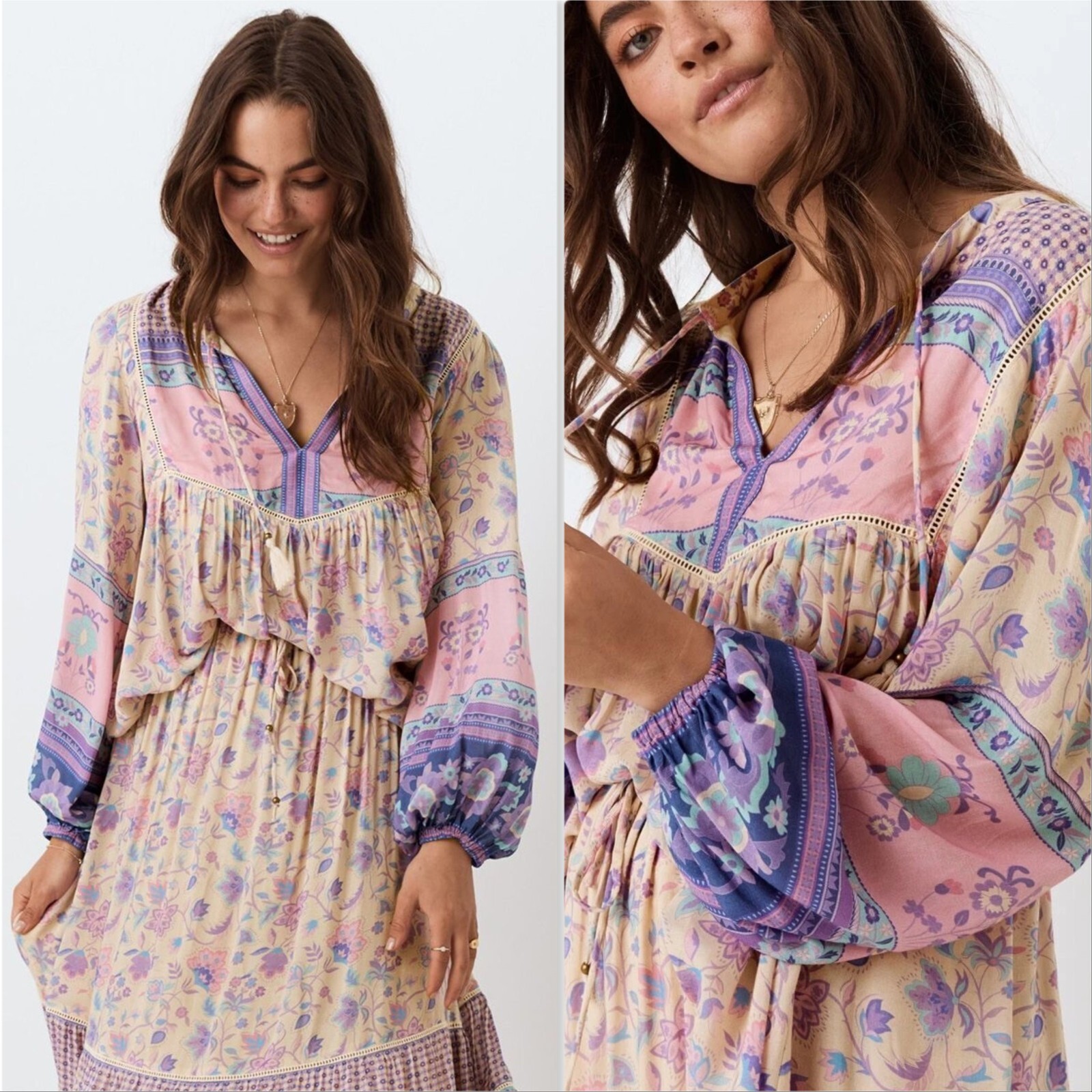 SPELL & THE GYPSY x FREE PEOPLE Womens Size XS or 6 Portobello Road Blouse NEW