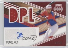 2020 Elite Extra Edition DPL Material Signatures Red /99 Yerlin Luis Auto uy9