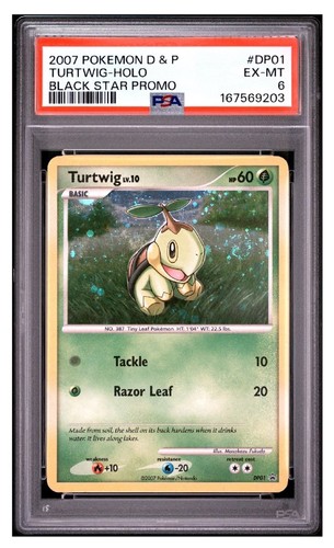Turtwig graded PSA 6 for sale on eBay