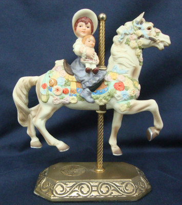 Willitts Carousel Memories Limited Edition Horse with Rider Figurine 2478/9500