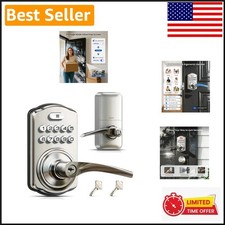 Smart Keypad Door Lock with Passage Mode Backlit Keypad - Easy DIY Install