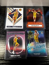 PANINI ROOKIE LOT DALTON KNECHT LAKERS 4 CARDS NBA HOOPS DONRUSS OPTIC