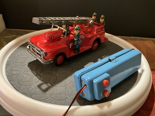 Vintage KO Toys Tin Battery Operated Remote Fire Engine 1950s? Japan | eBay