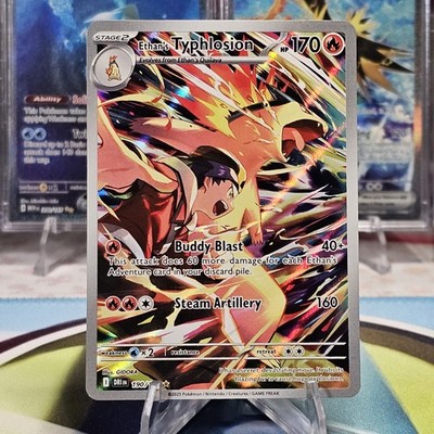 Ethan's Typhlosion 190/182 Illustration Rare Holo Sv10: Destined Rivals NM
