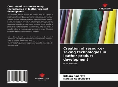 Dilnoza Kadirova (u. a.) | Creation of resource-saving technologies in...