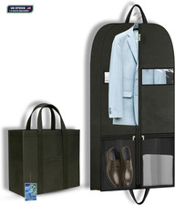 Travel Garment Suit Bag for Hanging Clothes 43", Suit bags for Closet Storage wi