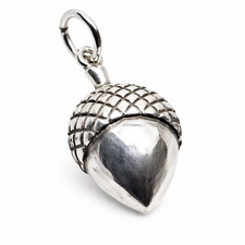 Acorn Oak Charm 925 Sterling Silver Bracelet Pendant Ethnic Jewellery & Boxed