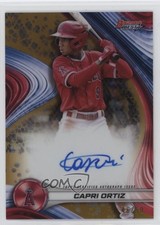 2024 Bowman's Best of Gold Refractor 46/50 Capri Ortiz #B24-CO Auto 19n6