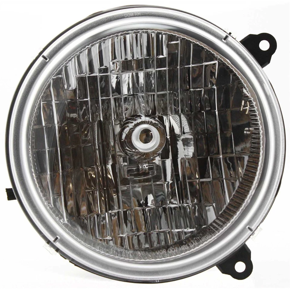 Faros laterales para conductor y pasajero para Jeep Liberty 2003-2004 halógenos con bombillas Foto 3 de 4