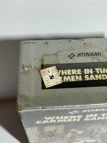 Nintendo NES Where In Time Is Carmen Sandiego Vintage 1991 NEW Factory Sealed