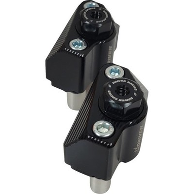 Driven Racing Captive Axle Block - Black Motorcycle Street Bike DRCAX-206BK