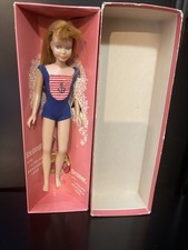 Vintage Mattel 1964 Skipper Barbie Doll With Box And Accessories 1030 Titian