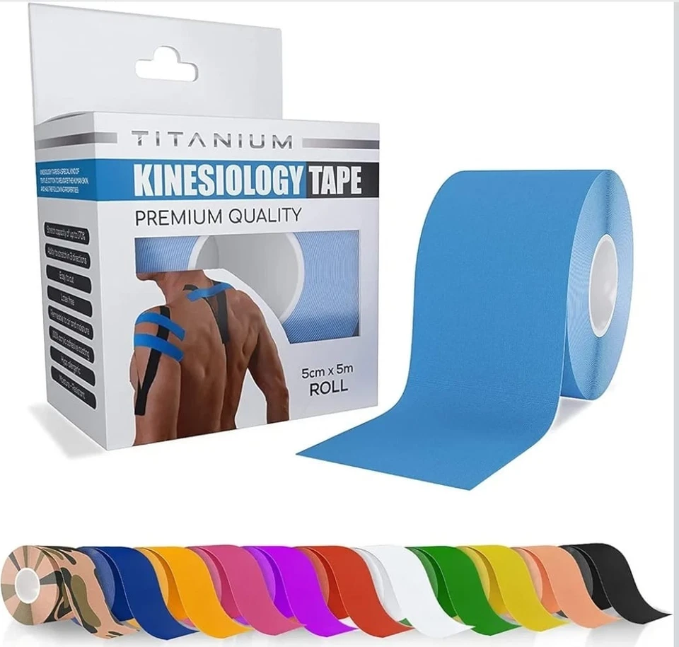 TAITANIUM 5CMx5M Kinesiology Tape KT Muscle Strain Injury Support Physio Sports - Image 2 of 2