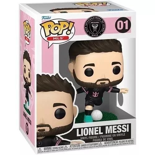 Funko Pop! Figura Vinilo Fútbol MLS Inter Miami Lionel Messi #01 con Estuche - Imagen 1 de 2