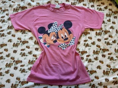 vintage mickey and mini mouse tshirt single stitch size small