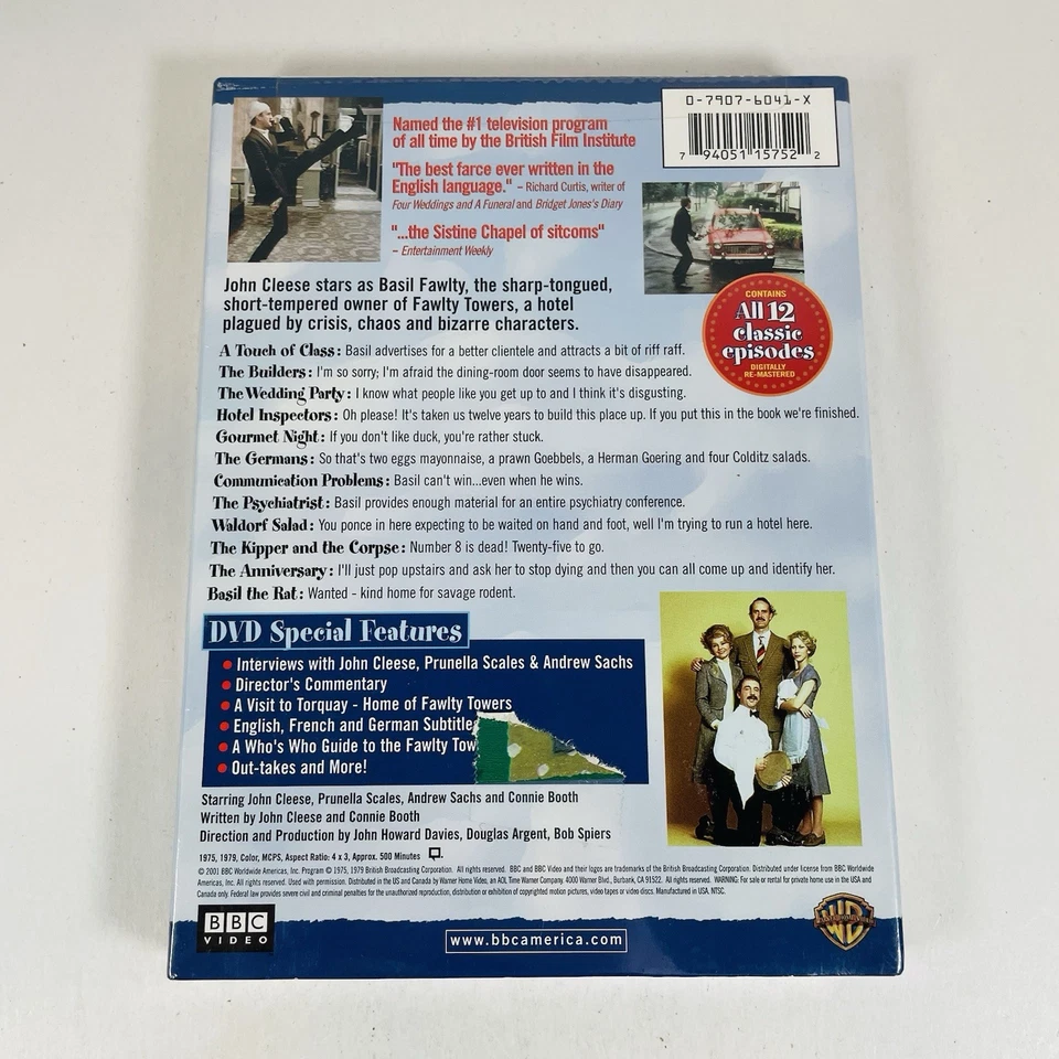 Fawlty Towers: The Complete Collection (3-Disc DVD Set) John Cleese, BBC - NEW!! - Image 2 of 3