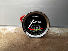 CLASSIC MINI COOPER S GENUINE SPEEDWELL VOLTS BATTERY GAUGE DIAL RARE WORKS MK1