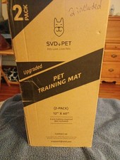SVD. PET 2-Pack Training Mat 60 X 12 Pet Shock Pad Dogs Cats Scat Pee