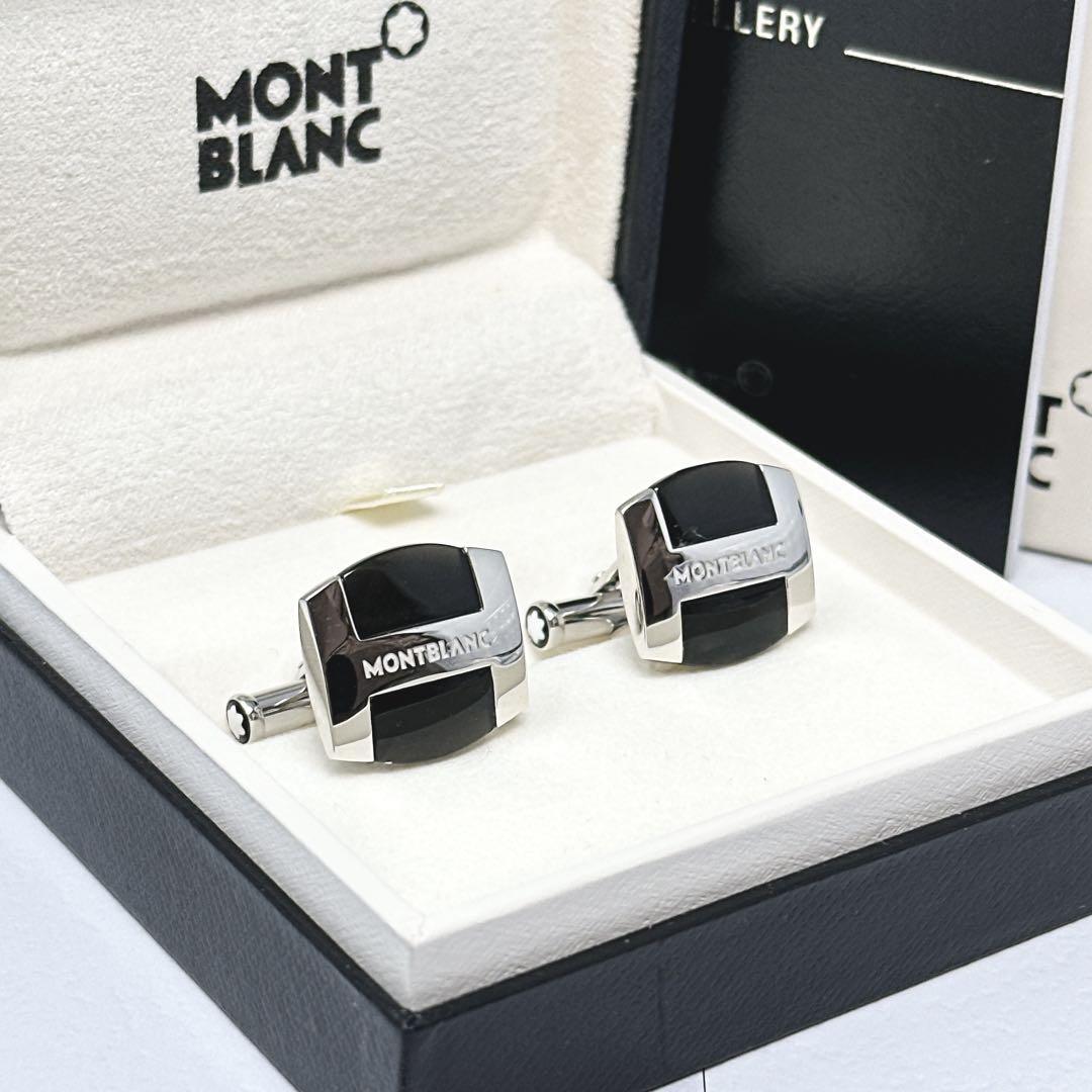 Montblanc Montblank Cufflinks Onyx 925 LImited Edition Rare Popular Productseasy