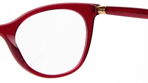 NEW D&G Dolce& Gabbana DG 3312 3211 Red EYEGLASSES FRAME 52-20-140 B42 Italy - Picture 7 of 12