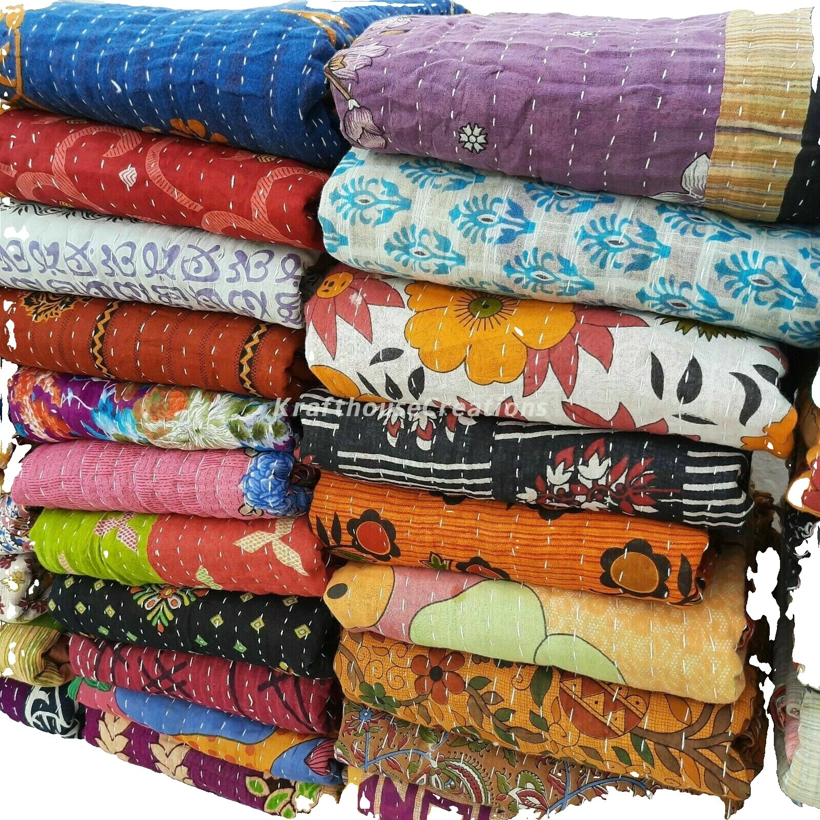 Mezcla de algodón tradicional Handmade Edredones, colchas y cobertores para cunas