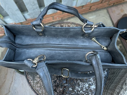 TED BAKER LONDON Faux Suede Crossbody Bag Shoulder Bag - Picture 6 of 8