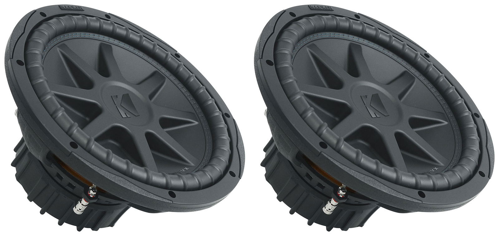 2 Kicker 50CVX122 COMPVX 12 автомобильных аудиосистемных сабвуферов DVC 2-Омные сабвуферы CVX122 100890₽