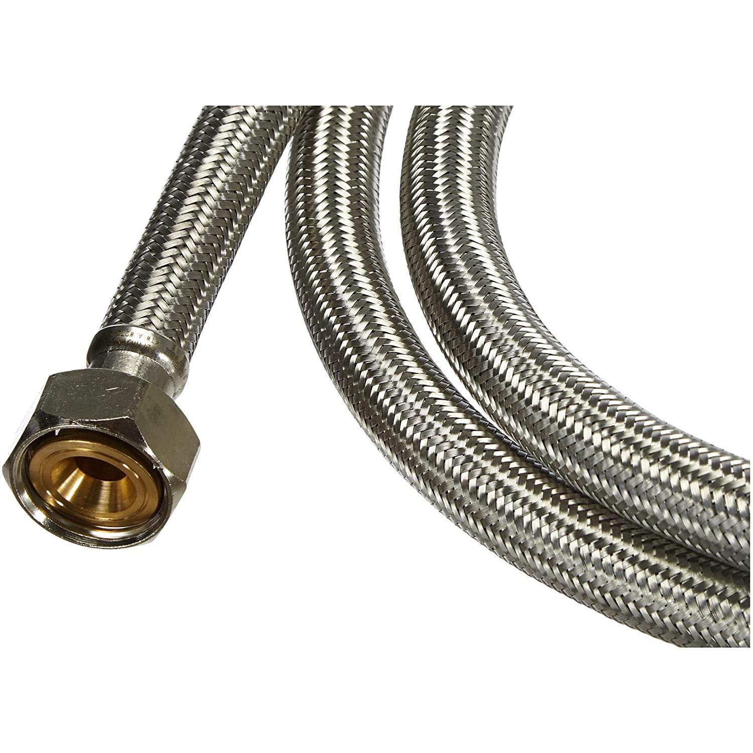 Rallonge d'arrivée d'eau renforcée Xavax : flexible haute pression 2 m