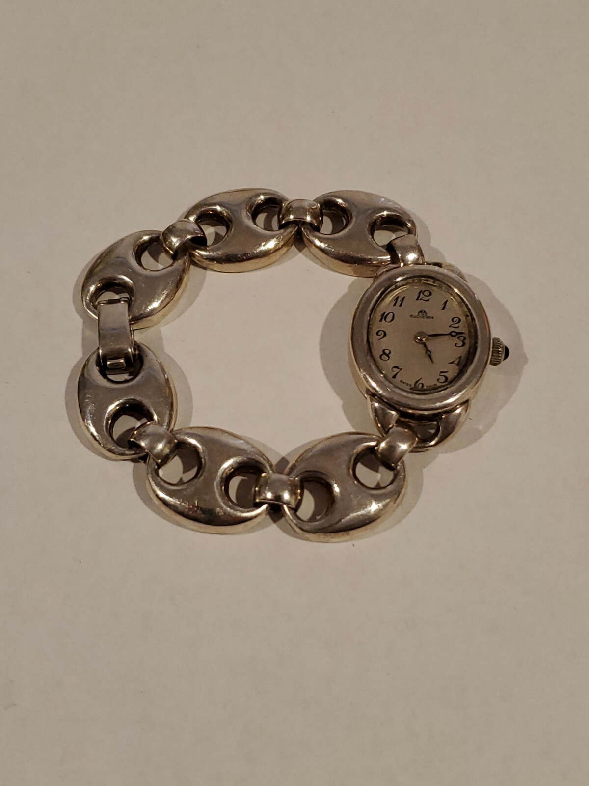 Bucherer watch on solid Sterling silver Franz Sch… - image 1