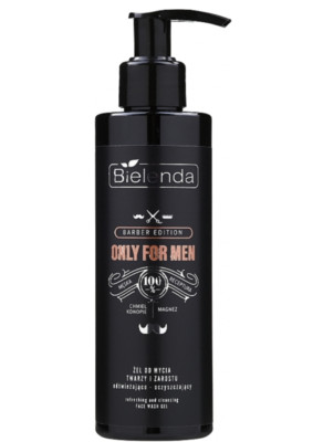 Bielenda Barber Edition Only For Men Moisturizing Beard Face Gel 6.4 fl.oz.