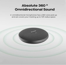 NEW in BOX - Bluetooth Conference Speakers w/ 4 Microphone, 13ft Omnidirectional