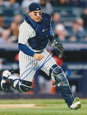 JOSE TREVINO  NEW YORK YANKEES   ACTION SIGNED 8x10
