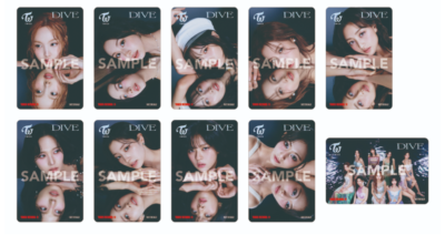 TWICE DIVE アルバム コンプ トレカ ONCEJAPAN ワンジャパ TWICE】DIVE トレカ oncejapan ワンジャパ コンプリート② - K