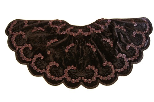 mantella vintage da sera, colore nero, elegante coprispalle con strass |  eBay