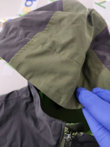 North Face Jacket Boys M Green Dryvent Full Zip Hoodie Shell Mesh Lined Outdoor - Picture 9 of 20