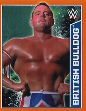 British Bulldog Davey Boy Smith 2015 Topps WWE Album Stickers Card 163 Superstar