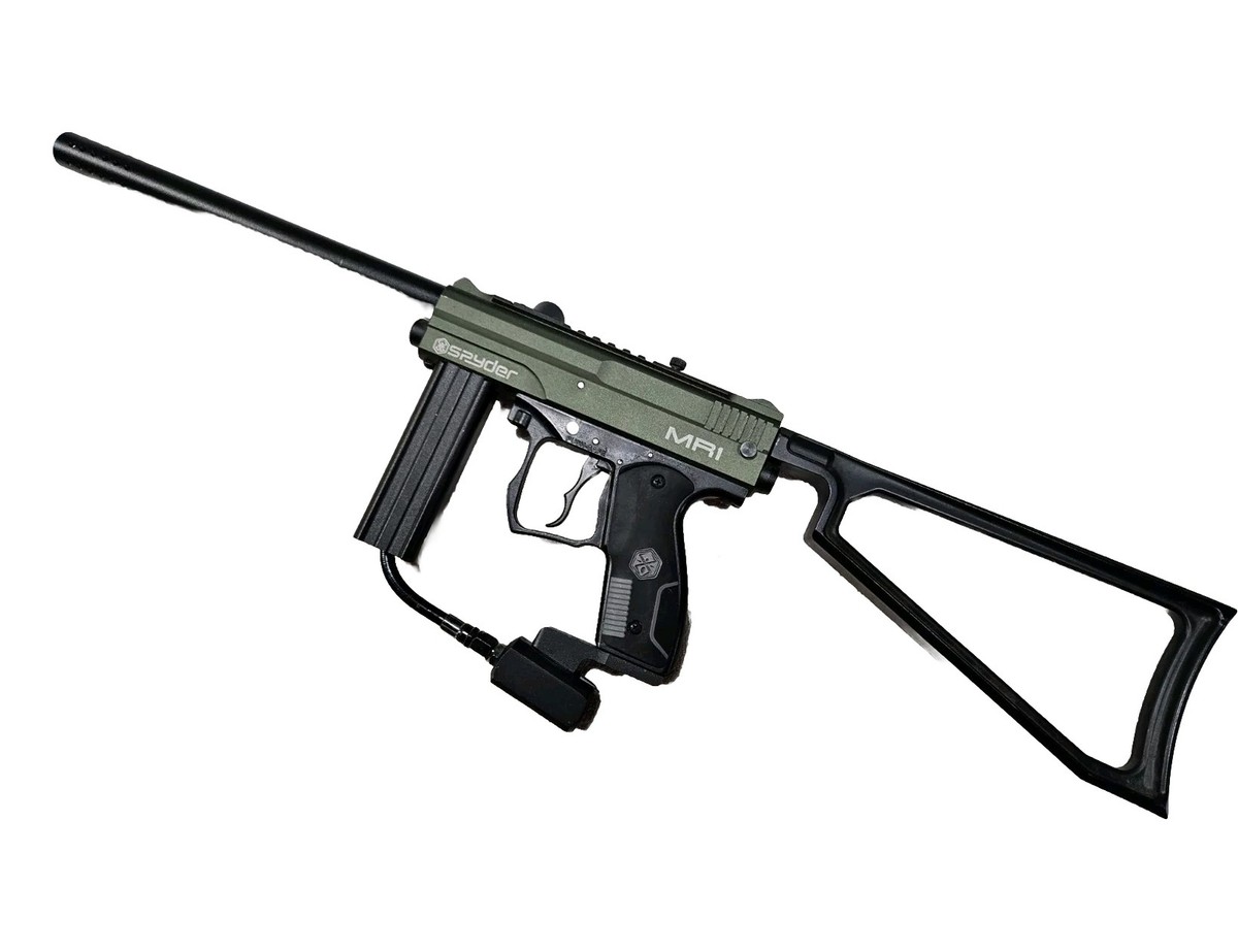 Scenario Tactical Olive Spyder MILSIM MR1 Paintball Gun 12in
