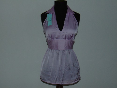 TOP DONNA RAGAZZA GUESS BY MARCIANO IN SETA ROSA CIPRIA TG 42 - M | eBay