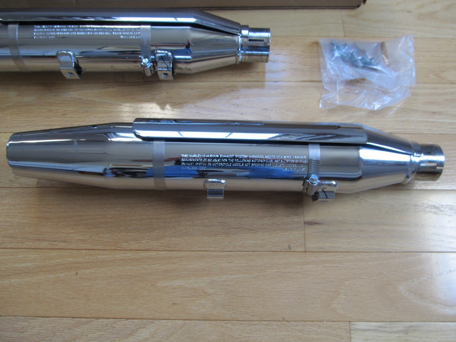 Harley Davidson Sportster Exhaust Mufflers Set 64900213 XL883 XL1200 eBay