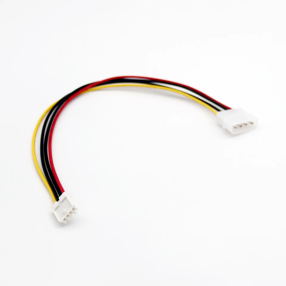 1pcs 4-Pin Male Molex to Floppy Drive 4-Pin Power Supply Adapter Cable 30cm 1ft - Image 2 of 4