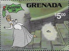Disney 1981 Grenada - $5.00 Cinderella, Christmas 1981 - MNH