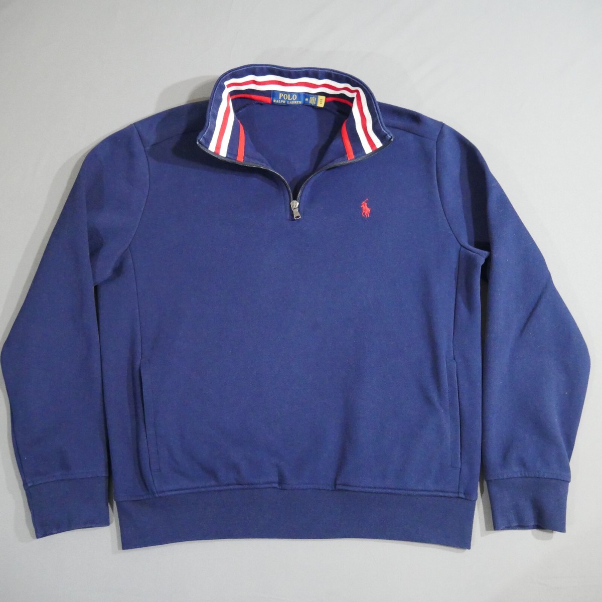 トップス Ralph lauren knit zip blouson navy S Polo Ralph Lauren Double-Knit Zip Front Track Jacket | Dillard's