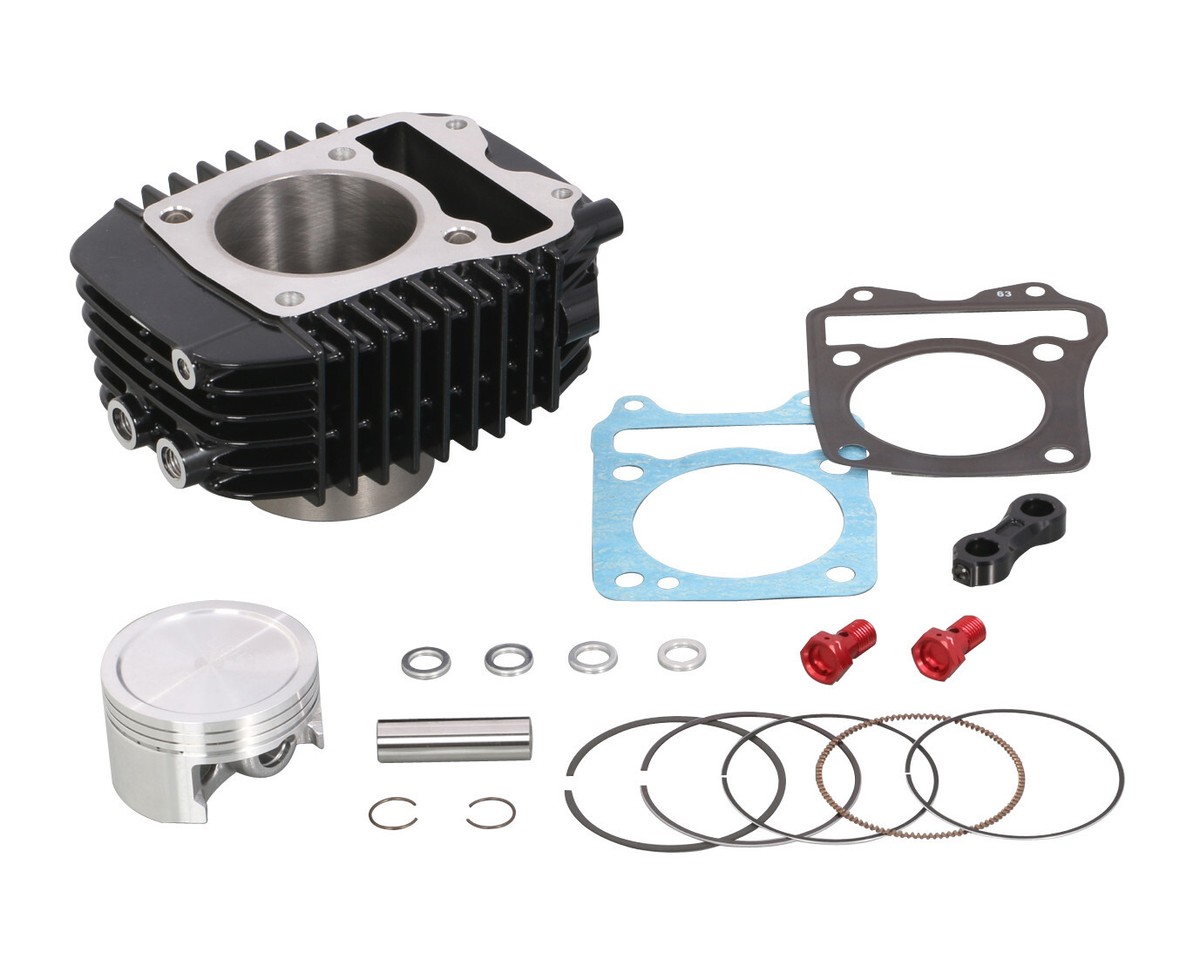 NEW! Kitaco #212-1444250 Bore up kit 181 light BLACK cylinder